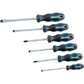 Makita E-10506 Schroevendraaierset 6-delig SL4 / SL5,5 / SL6,5 / SL8 / PH1 / PH2