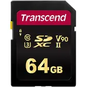 Transcend 64GB SDXC Class 10 UHS-II U3 MLC V90 (R 285 W 180)