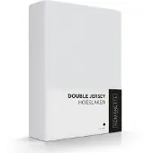 Romanette Hoeslaken Lichtgrijs (Double Jersey)-Lits-Jumeaux XL (200 x 200/210/220/230 cm)