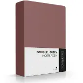 Romanette Hoeslaken Taupe (Double Jersey)-2-persoons (140/150 x 200/210/220 cm)