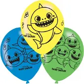 Amscan - Baby Shark - Ballonnen (6 stuks)