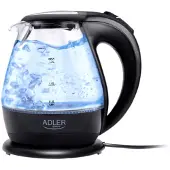 Adler Waterkoker Met LED Verlichting 1.5 Liter - AD 1224