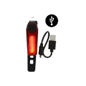 Benson Fietslicht COB USB Oplaadbaar - Rood / Wit