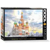 Eurographics Puzzel, Moskou, Rusland, 1000 stukjes, karton, speelgoed