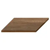 Fontana wastafel toppaneel 60x46cm donker eiken