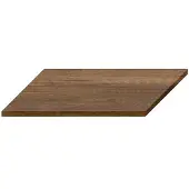 Fontana wastafel toppaneel 80x46cm donker eiken