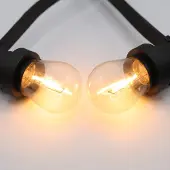 LumenXL Prikkabel set met dimbare 1 watt LED filament lampen