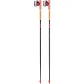 LEKI Trailrunning stok Vertical K View Carbon/White/Neon Red - 125 cm