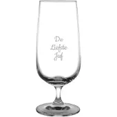 Fusion Gegraveerde bierglas op voet 41cl De Liefste Juf