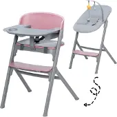 Kinderkraft Kinderstoel LIVY met wipstoeltje CALMEE aster pink