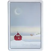 Goebel - Scandic Home | Metalen wenskaart Winter Dream | Kerstkaart - 14cm