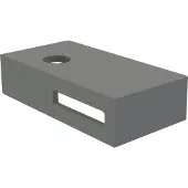 Best design Fontein Planchet Malo Solid Surface 40x21x10 cm Grijs
