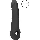 Realrock Penis Extender Sleeve Zwart - 21.5 cm