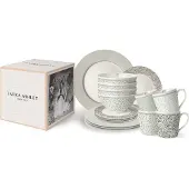 Laura Ashley Wild Clematis serviesset 16-delig