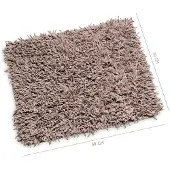 Wicotex classic pure exellent bidetmat 50x60 cm taupe