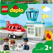 LEGO 10961 DUPLO Vliegtuig en Luchthaven Speelset voor peuters vanaf 2 jaar