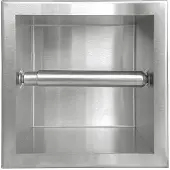 Guido Gusto Inbouw toiletrolhouder Rvs zonder klep