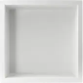 Guido Gusto Mat Wit RVS Inbouwnis 30x30x10cm