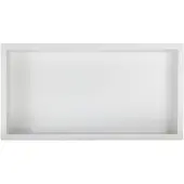 Guido Gusto Mat Wit RVS Inbouwnis 30x60x7cm