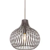 QAZQA Moderne hanglamp bruin 38 cm - Saffira