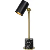 Lucide Tafellamp Brandon Zwart Goud E14