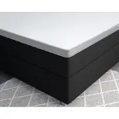 Primaviera Deluxe Splittopper Hoeslaken Satin White Satijn-180 x 220 cm