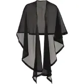 Bonprix Poncho sjaal met fijne satijndetail maat 0