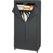Wenko Kledingkast, diepe garderobe, opbergruimte, planken, compartimenten, rekken, luchtdoorlatend