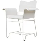 Gubi Tropique Eetkamerstoel / Udine 06 - Tuinstoelen Roestvrijstaal Classic White Semi Matt - 10100471
