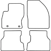 TCP Mattenset Ford Focus - 2008 - 2011
