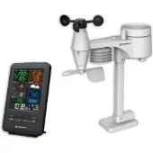 Bresser Weerstation - 5-in-1 - Beaufort met Kleurendisplay - Voor Binnen en Buiten - Zwart