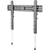 Deltaco Office OFFICE ARM-0151, Vaste TV Beugel met waterpas, 37"-70 inch, max. 35 kg, zwart