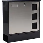 Rottner brievenbus ontwerp Mailbo x zwart
