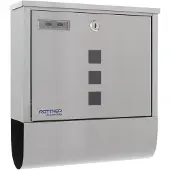 Rottner Brievenbus Costa RVS