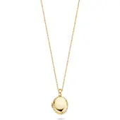 Blush 14 karaats geelgouden medaillon