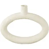 Present Time Vaas Ring Ovaal Breed Ivory
