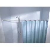 Kleine wolke douchestang uittrekbaar Ø25mm 75-125cm wit