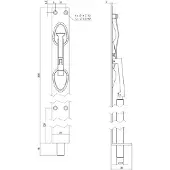 Intersteel | Kantschuif 300mm | RVS Geborsteld