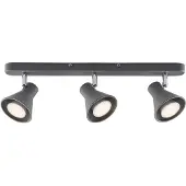 Nordlux Eik LED Opbouwspot | 3x GU10 Max 35W | Dimbaar | Grijs