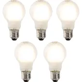LUEDD Set van 5 dimbare E27 LED lampen mat glas 4W 320 lm 2700K