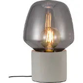 Nordlux Tafellamp beton grijs 'Christina' E27 fitting glas 30 cm
