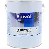 Ruwol Betonverf Standaard Wit 5 liter