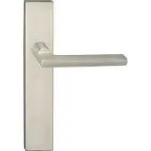 Impresso Deurkruk - Kirby - Voor binnen - Vierkant deurschild - RVS - 2 stuks