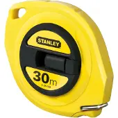 Stanley handgereedschap Landmeter Staal gesloten kast | 30m - 9,5mm - 0-34-108