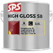 SPS High Gloss SB Lak - Op Kleur Gemengd - 2,5L