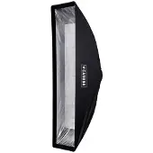 Caruba Quick Assembly Matte Zilver Strip Softbox 30x140cm