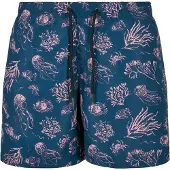 Urban Classics Zwemshorts marine / rosa