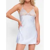 Lingadore Nachtjurk Heather Blue | Maat: 4XL | Kleur: Baby Blauw