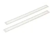 Bouwsales Ventilatierooster Fresh 12 wit compleet, 363x29x4mm (lxhxb)