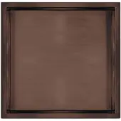 Qisani Inbouwnis Flow Enkel Geborsteld Copper